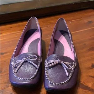 Gianni Bini Purple Kitten Heel Loafer Women’s 8